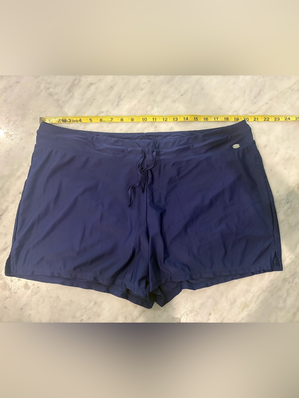 ZeroXposur Navy Swim Liner Shorts Size 1X